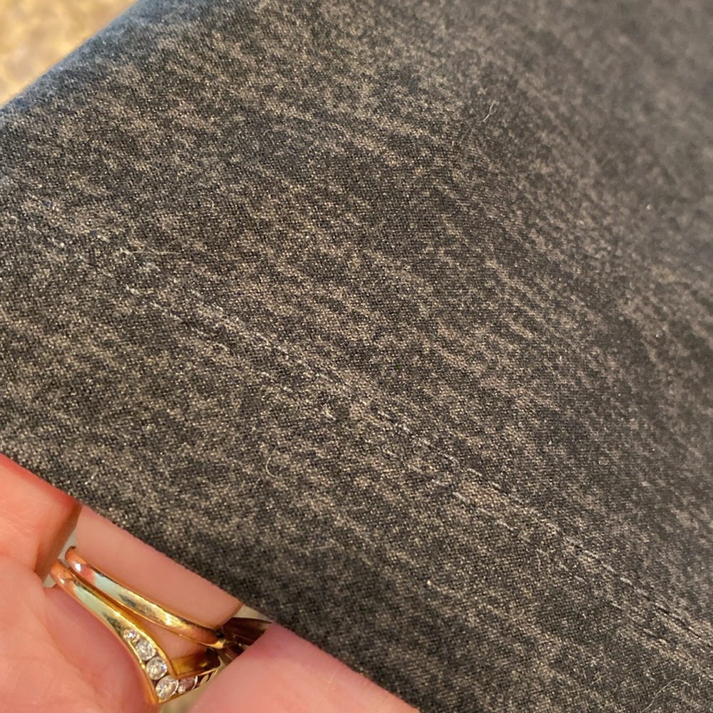 90 Degree By Reflex Men’s Soft V Neck Tee Small Dark Gray or Gray and Black - Picture 9 of 13